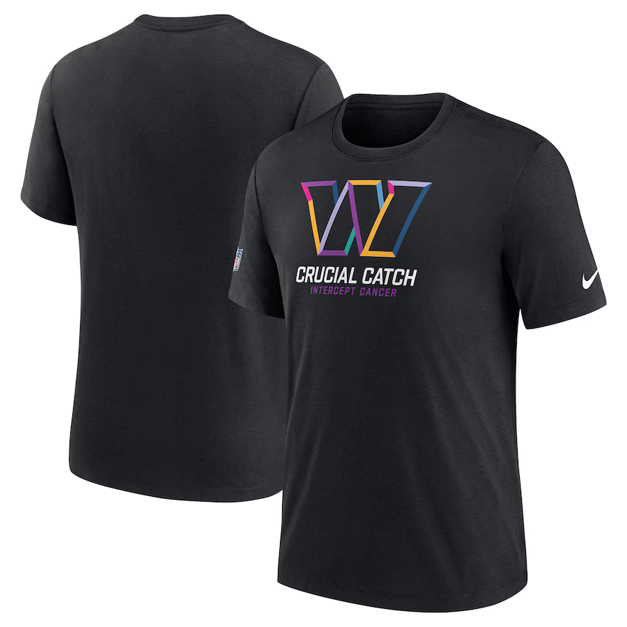 Men Washington Commanders 2024 Nike NFL black T shirts